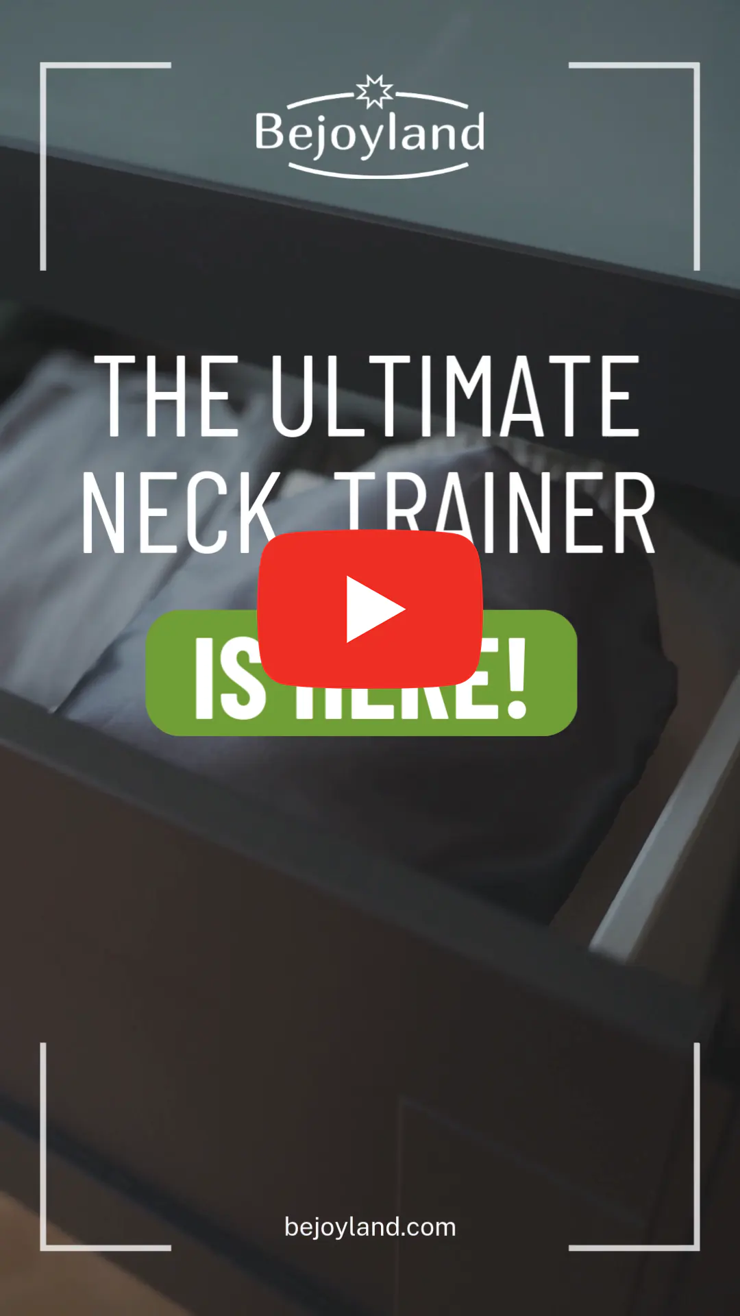 Bejoyland Neck Trainer & Stretcher for 3-in-1 Neck Training